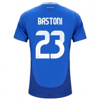 Italy Alessandro Bastoni #23 Replica Home Shirt Euro 2024 Short Sleeve